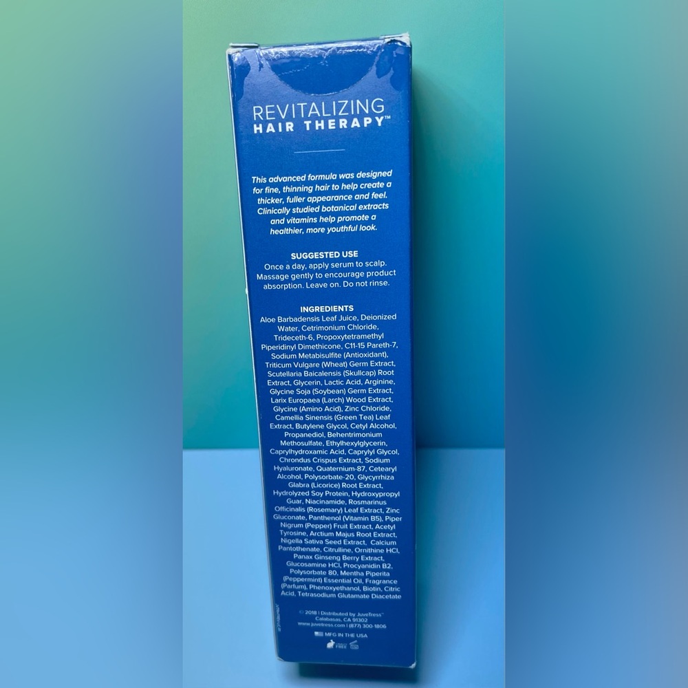 JuveTress Revitalizing Hair Therapy Serum 100ml (3.38 fl oz)‎ Thinning Hair - Picture 2 of 3
